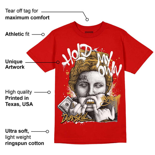 Red Collection DopeSkill Red T-shirt Hold My Own Graphic