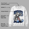 Midnight Navy 5s DopeSkill Sweatshirt Sick Bear Graphic