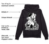 "Black/White" 1s DopeSkill Hoodie Sweatshirt MOMM Bear Graphic