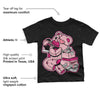 Coral Chalk 1s Mid DopeSkill Toddler Kids T-shirt Bear Steals Sneaker Graphic
