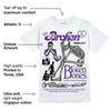 Field Purple 12s DopeSkill T-Shirt Broken Bones Graphic