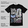 Year Of The Snake 5s DopeSkill T-Shirt Real Ones Move In Silence Graphic