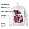 Team Red 1s DopeSkill Sweatshirt Broken Heart Graphic