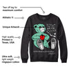 Green Glow 3s DopeSkill Sweatshirt Love Kills Graphic