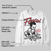 Fire Red “Black Tongue” 5s DopeSkill Sweatshirt Flexin' Graphic