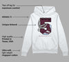 Burgundy 5s DopeSkill Hoodie Sweatshirt No.5 Graphic