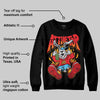 Red Collection DopeSkill Sweatshirt At The Top Graphic