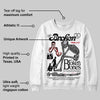 White Cement 4s DopeSkill Sweatshirt Broken Bones Graphic