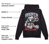 Bred Reimagined 4s DopeSkill Hoodie Sweatshirt Sick Bear Graphic