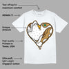 Wheat 13s DopeSkill T-Shirt Heart Jordan 13 Graphic