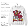 85 Metallic Burgundy 1s DopeSkill Sweatshirt Born To Be Rich Graphic