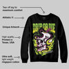 Neon Green 'Drip or Die' DopeSkill Graphic Sweatshirt