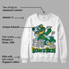 Lucky Green 5s DopeSkill Sweatshirt Born To Be Rich Graphic