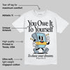 Blue Grey 13s DopeSkill T-Shirt Owe It To Yourself Graphic