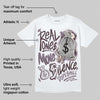 Burgundy Crush 3s DopeSkill T-Shirt Real Ones Move In Silence Graphic