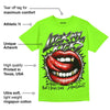 Neon Green Collection DopeSkill Neon Green T-shirt Lick My Kicks Graphic