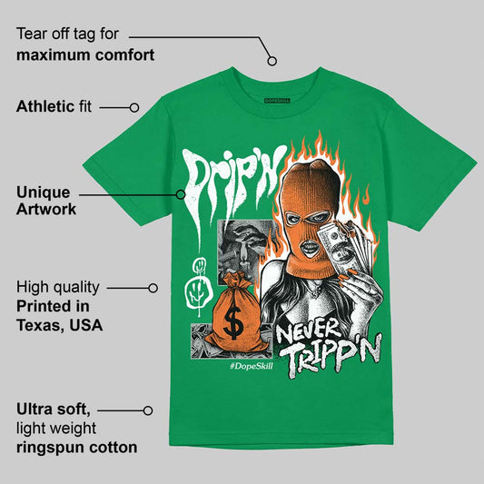 SP Nina Chanel Abney Bicoastal 3s DopeSkill Green T-shirt Drip'n Never Tripp'n Graphic