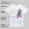 Paw Print Pink Foam 1s DopeSkill T-Shirt Real Ones Move In Silence Graphic