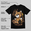 Metallic Gold 1s DopeSkill T-Shirt Smile Through The Pain Graphic