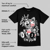 White Thunder 4s DopeSkill T-Shirt Smile Through The Pain Graphic