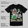 NB 2002R Steel Orca DopeSkill T-Shirt Born To Be Rich Graphic