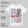 Cement Grey 3s DopeSkill T-Shirt Real Ones Move In Silence Graphic