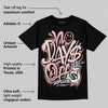 Leather Curb Glitter Pale Pink DopeSkill T-Shirt No Days Off Graphic