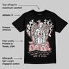 Leather Curb Glitter Pale Pink DopeSkill T-Shirt Angels Graphic