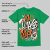 SP Nina Chanel Abney Bicoastal 3s DopeSkill Green T-shirt No Days Off Graphic