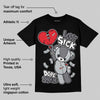 Wolf Grey 12s DopeSkill T-Shirt Love Sick Graphic