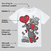 Cement Grey 3s DopeSkill T-Shirt Love Sick Graphic