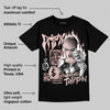 Leather Curb Glitter Pale Pink DopeSkill T-Shirt Drip'n Never Tripp'n Graphic