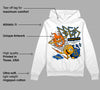 Dunk Blue Jay and University Gold DopeSkill Hoodie Sweatshirt Break Through Graphic