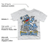 Powder Blue 9s DopeSkill Toddler Kids T-shirt Born To Be Rich Graphic