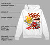 Fire Red 3s DopeSkill Hoodie Sweatshirt Break Through Graphic