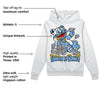 Powder Blue 9s DopeSkill Hoodie Sweatshirt Born To Be Rich Graphic