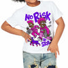 Dunk Active Fuchsia DopeSkill Toddler Kids T-shirt No Risk No Story Graphic