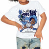 Powder Blue 9s DopeSkill Toddler Kids T-shirt No Fake Love Graphic