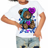 SB Dunk Argon DopeSkill Toddler Kids T-shirt Broken Bear Graphic