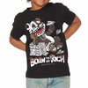 Mocha 1s DopeSkill Toddler Kids T-shirt Born To Be Rich Graphic