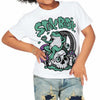 Green Glow 3s DopeSkill Toddler Kids T-shirt Stay Busy Graphic