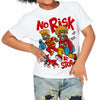 Red Collection DopeSkill Toddler Kids T-shirt No Risk No Story Graphic