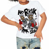 Grey Collection DopeSkill Toddler Kids T-shirt No Risk No Story Graphic