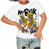 Yellow Ochre 6s DopeSkill Toddler Kids T-shirt No Risk No Story Graphic