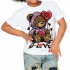 Neapolitan 11s DopeSkill Toddler Kids T-shirt Broken Bear Graphic