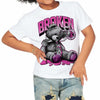 Hyper Violet 4s DopeSkill Toddler Kids T-shirt Sick Bear Graphic