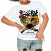 Black Taxi 12s DopeSkill Toddler Kids T-shirt No Fake Love Graphic