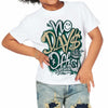 Oxidized Green 4s DopeSkill Toddler Kids T-shirt No Days Off Graphic