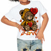 Black Taxi 12s DopeSkill Toddler Kids T-shirt Broken Bear Graphic