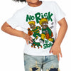 Green Collection DopeSkill Toddler Kids T-shirt No Risk No Story Graphic